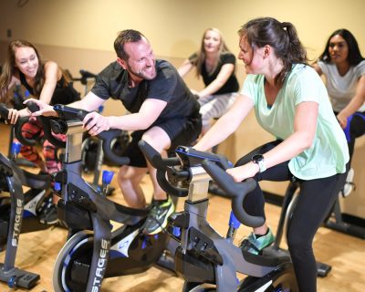 Group Cycling Class at Colorado Athletic Club - DTC | Fitness Club and Gym