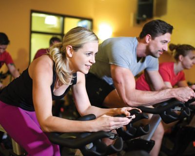 Group Indoor Cycling Class | Colorado Athletic Club - DTC | Athletic Club and Gym