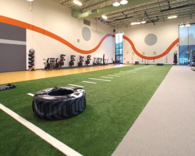 An Interior View of a Workout Area at Wellbridge Athletic Club in Denver, CO