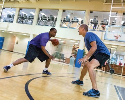 One on One Basketball Game at Colorado Athletic Club - Flatirons