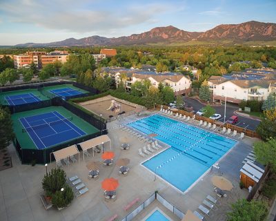 Outdoor Swimming Pool and Tennis Courts | Wellbridge Clubs