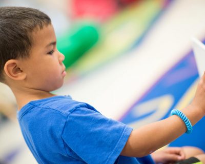 Boy Playing and Learning at Childcare | Colorado Athletic Club - Flatirons