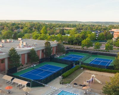 Three Outdoor Tennis Courts at | Colorado Athletic Club - Flatirons