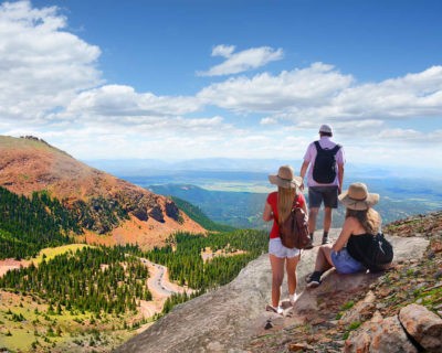 group out hiking