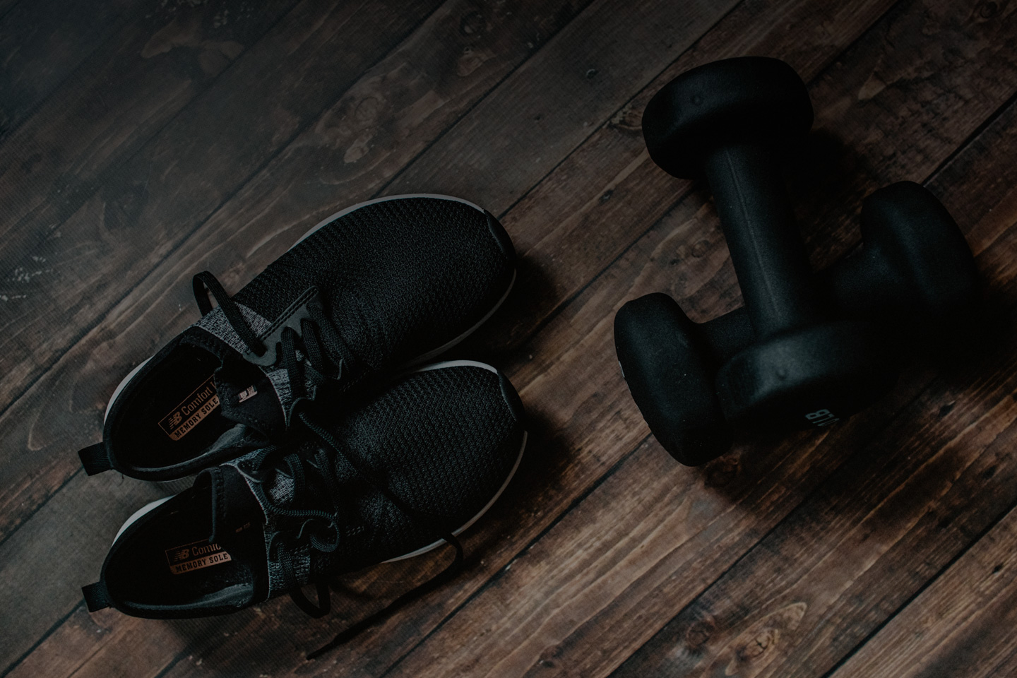 shoes and weights