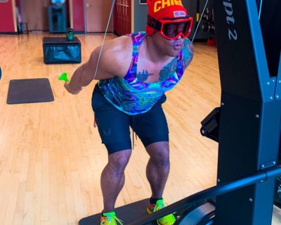 using weights to work out for skiing season