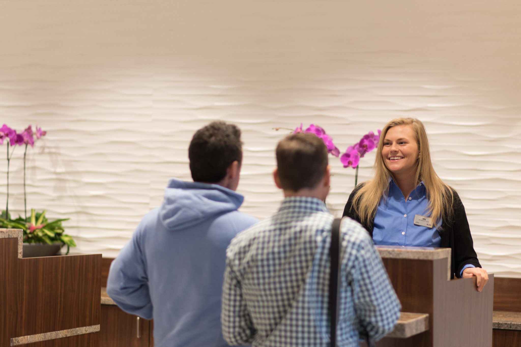 Front desk hospitality at Sports & Wellness in Albuquerque, NM