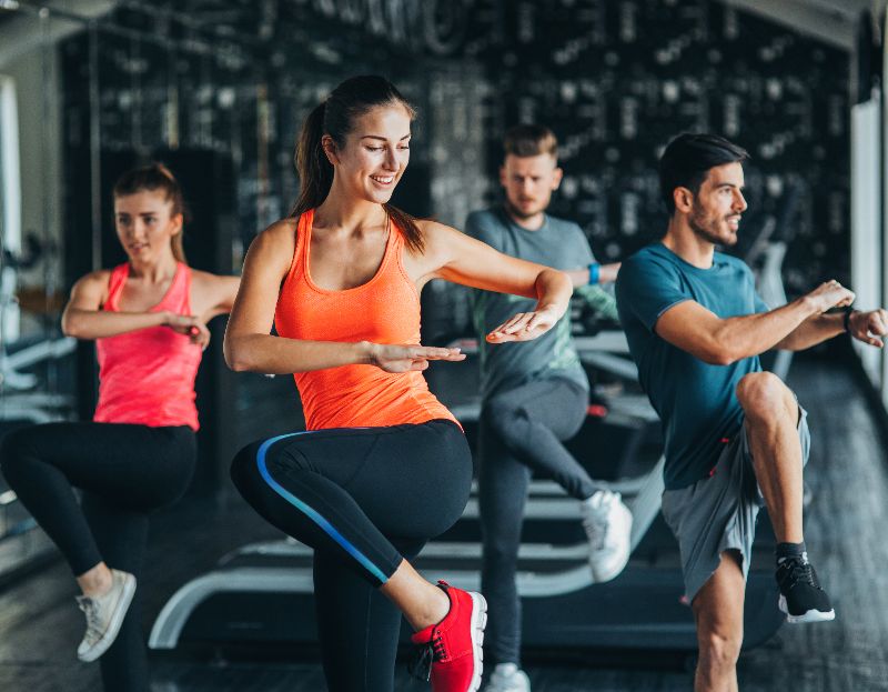 A Group Workout at Wellbridge Athletic Club in South Denver
